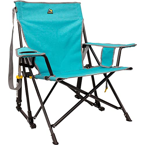 Gci Kickback Rocker Portable Smooth Rocking Chair & Outdoor Camping Chair - Seafoam Heather #TOP17