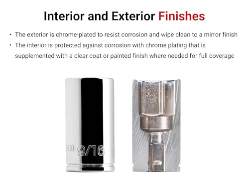 Image of TEKTON 3 /8 Inch Drive x 1 /4 Inch Semi-Deep 6-Point Socket | SHD14006