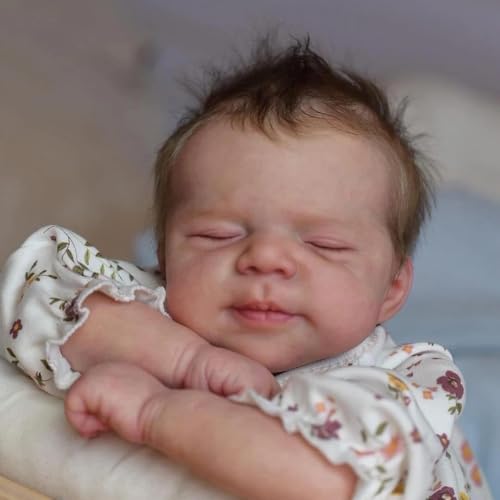 Muñeca bebé realista de cuerpo completo de 18 pulgadas miniatura 2