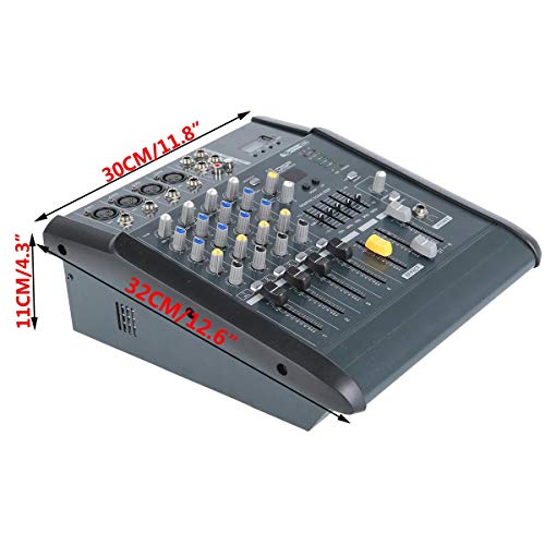 Tc-Home Power Mixer Professional 4 Channel With Usb Bluetooth 180W Rms 110V #TOP1