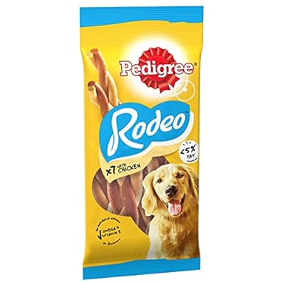 Pedigree Rodeo - Dog treats with chicken, 7 sticks, 123g