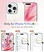 FNTCASE for iPhone 15 Pro Case: [Compatible with Magsafe] Translucent Matte Cases with [Full Camera Protection] [Screen Protector] Military Grade Shockproof Protective Phone Cover - Light Pink