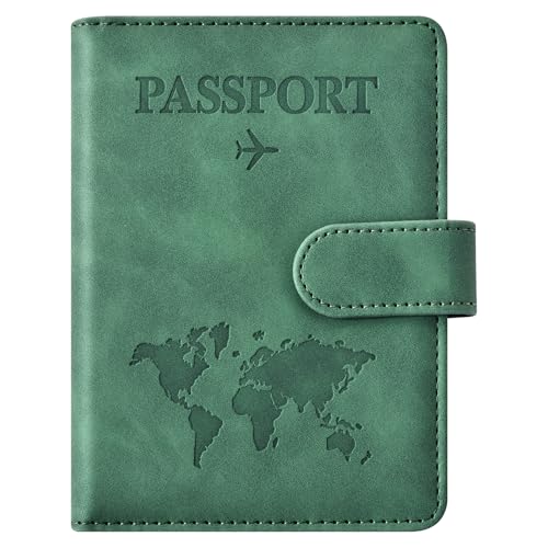 Eoehro Passport Holder for Travel Essentials, Passport Wallet Cover Case for Travel Must Haves...
