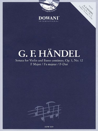 Sonate in F-Dur, Op. 1 No. 12 Violon +CD