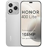 HONOR 400 Lite Smartphone 5G Dual SIM NFC, 8GB RAM 256GB Memoria, 108MP con pulsante AI telefono Android 15, 6.7 pollici AMOLED Eye-Care Display, 5230 mAh,IP64&SGS, Velvet Gray [Versione italiana]