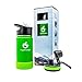 hydro2go ® Butelka do picia dla dzieci ze stali nierdzewnej – 350 ml | termos ze stali nierdzewnej nie zawiera BPA + 2 zamknięcia do picia | 100% szczelna butelka dla dzieci | zamknięcie na słomkę i sportowe