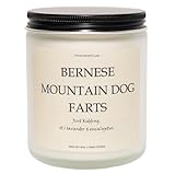 Bernese Mountain Dog Gifts & Decor, Dog Mom Gifts for Women - Lavender & Eucalyptus, Crafted by Natural Soy Wax & Natural Essential Oils, 7OZ