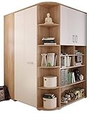 Ein Schlafzimmerschrank in den Abmessungen BxHxT 146x198x133 cm