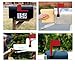 Universal Mailbox PO Box Flag Self-Adhesive Peel Stick Rust-Proof Waterproof Postbox Banner Replacement Red Postal Flags for Go Outing (No Tools Required, Height 7