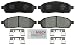 Bosch BSD1011 Severe Duty Disc Brake Pad Set for Select Ford F-150, F-250, Lobo, and Lincoln Mark LT - FRONT