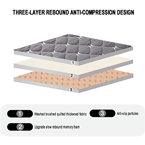 Ztgl Chair Cushions For Dining Chairs With Ties, Upgrade Memory Foam Seat Cushions, 45X43Cm U-Shaped Kitchen Chair Pads, Non-Slip Seat Pads With Detachable Cover,Beige,Pack Of 4 #TOP2