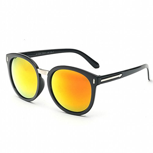 Lunettes de soleil rondes YL protection HD plein air pour visage rond male