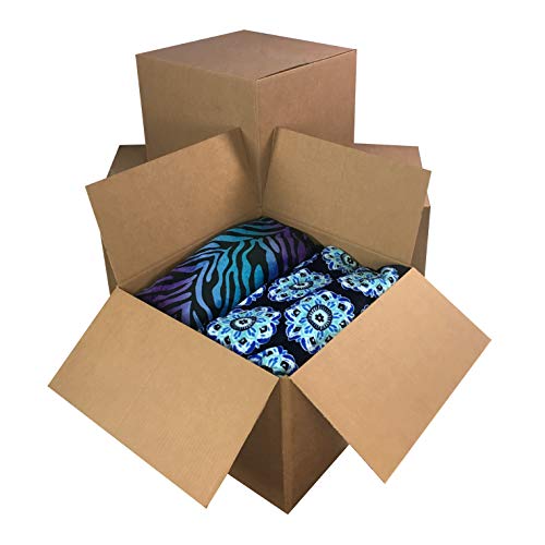 Image of Amazon Basics Cardboard Moving Boxes, Large 20 inch x 20 inch x 15 inch, Brown, 12-Pack | For Packing and Shipping