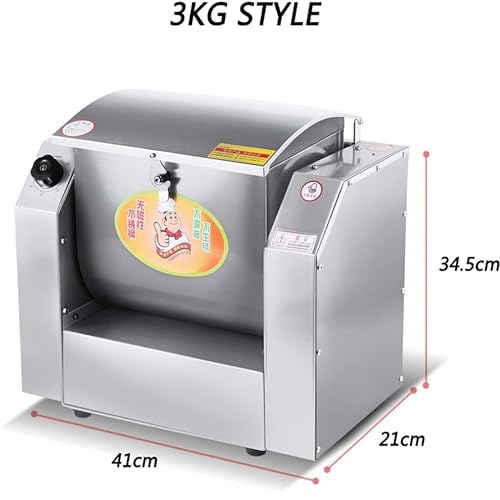 Mezclador de masa comercial con función de ajuste de tiempo, ideal para hacer pasta, fideos y pizza