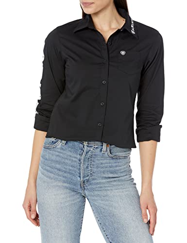 Chemise Ariat Team Kirby Stretch noir taille XS pour femme