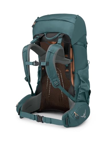 Osprey Renn 65L Women's Backpacking Backpack, Cascade Blue/Melon Orange - Image 4