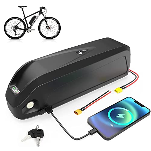 Bateria 48V 20AH Ebike, Bateria De Mountain Bike Hailong Lithium Li-ion Pack,BMS Embutido,para 250W