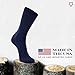 FoxRiver Standard Wick Dry Auras Ultra-Lightweight Adult-Unisex Liner Crew Socks, 1 pcs, Dark Navy, Large