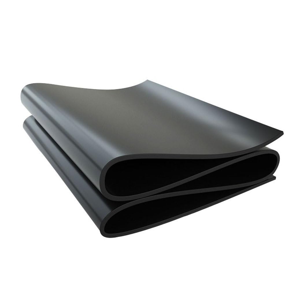 hcaklozgshi 1pcs Black Fluorine Rubber Sheet High Temp Resistance FKM Fluorine Silica Gel Plate(400x400x4mm)