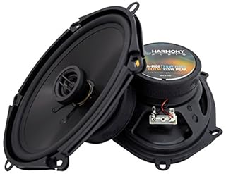 Harmony Audio R68 Compatible with Ford F 150 2009-2014 Speaker Replacement Front and Rear Car Audio Kit Bundle with Harness