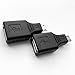 USB 2.0 Micro USB Male to USB Female OTG Adapter (2 Pack)
