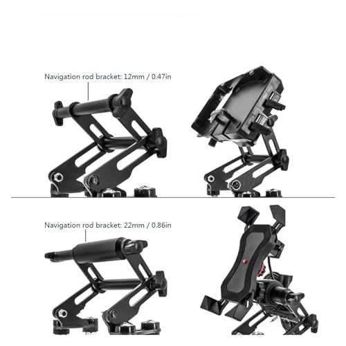 Support navigation extensible BMW G650X crossbar réglable avant - 3