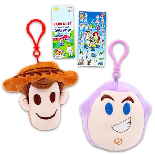 Disney Toy Story Plush Keychain Set - Bag Clips Bundle