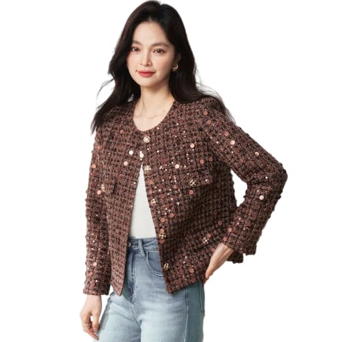 Veste courte vintage en laine confortable pour affronter le froid