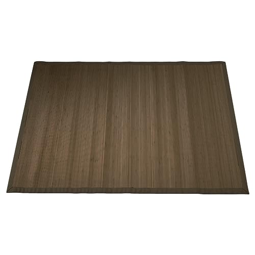 Japanwelt Rutschfester Bambus-Teppich I Wasserabweisende Bambusmatte, Badematte Duschmatte...
