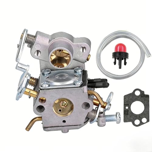 Carburador de repuesto C1M W26, incluye carburador, bombilla de imprimación, líneas de combustible y junta, para Poulan y para Zama P3314, P3516, P4018, PP3816, PP4218