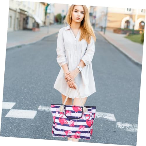 Sac de plage léger pour extérieur femme avec compartiments de rangement pratiques - 2