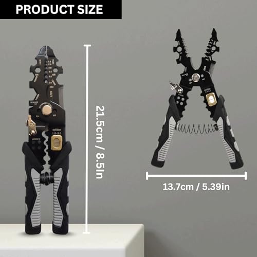 Image of Multifunction Wire Stripper Tool, Wire Cutter & Wire Crimper Plier | Cable Cutter, Cable Stripper, Electrical Wire Stripping Tool for Electrician, Wiring Tools Heavy Duty Hand Tool(25 IN 1)