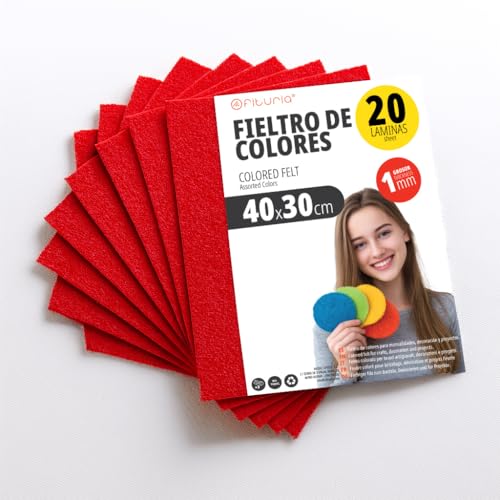 Feutrine pour couture et patchwork OFITURIA de couleur intense