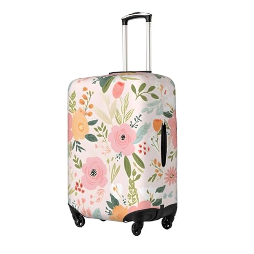 Spring Floral Flower Luggage Cover Elastic Suitcase Protector Ftis 22-24 Inch Suitcase Cover for Luggage2