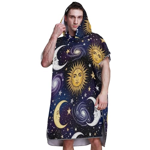 Poncho avec capuche vintage pour se changer sur la plage sans gêne - 8