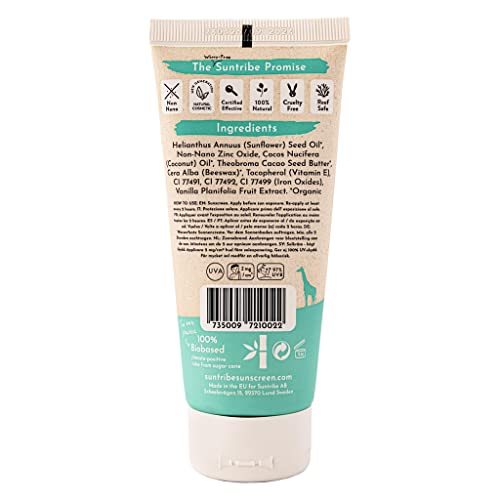 Gesichts-Sonnencreme Suntribe mineralische Bio-Sonnencreme LSF 30