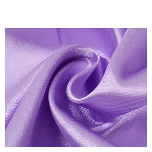 Tissu satin violet clair pour vêtements et doublure de robe
