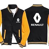  Renta Geschenke für MäNner, R.E.N.A.U.L.T Sportjacke Herren, Fashion Streetwear Casual Komfort Basic Jacke, Herren Jacke-Yellow XL