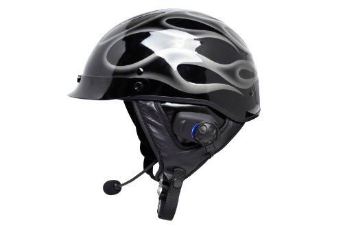 Sena Sph10H-Fm-01 Motorcycle Bluetooth Stereo Headset And Intercom With Built-In Fm Tuner For Half Helmets, Black #TOP6