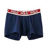 [グンゼ] ボクサーブリーフ POLO ポロ 前あき メンズ NEWネービーブルー LL