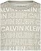 Calvin Klein Boys' Short Sleeve Fashion Print Crew Neck T-Shirt, Comfortable, Relaxed Fit, CK All-Over Peyote, 10-12