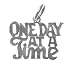 Alcoholics Anonymous Saying Pendant, #183-15, Sterling Silver, "One Day at a Time"