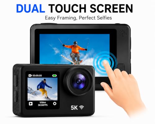 AUSEK 5K Action Camera 30FPS 30M Waterproof - Image 3