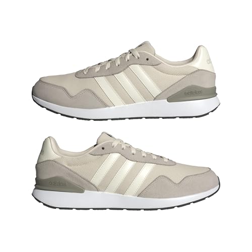 adidas Herren Run 60s 4.0 Shoes, Alumina/Off White/Wonder Alumina, 44 2/3 EU