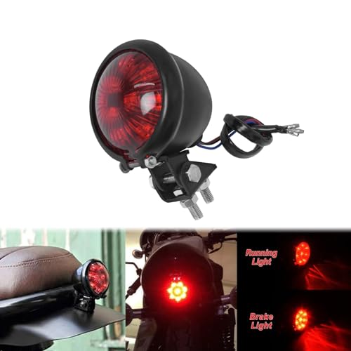 Feu arrière de freinage 12V réglable pour moto Chopper et Sportster
