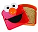 Sesame Street Sandwich Sav'r Elmo Sandwich Box for Kids Lunch Snacks, To-Go Snack Storage Container