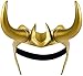 N Loki Crown Helmet Supervillain Gold Horns Cosplay TV Head Costumes Prop Horns Cosplay Halloween Party