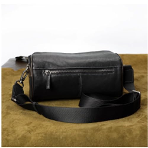Large Capacity Crossbody Messenger Bag, Leather, Business Sport Travel Shoulder Bag, Waterproof, Multifunctional, for Men4
