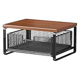 Generico Supporto per Stampante | con Cestino Portaoggetti Multifunzione | Ripiano da Piano di Lavoro per Stampante | per Casa Scuola Cucina Postazione Lavoro Sala Hobby Forno