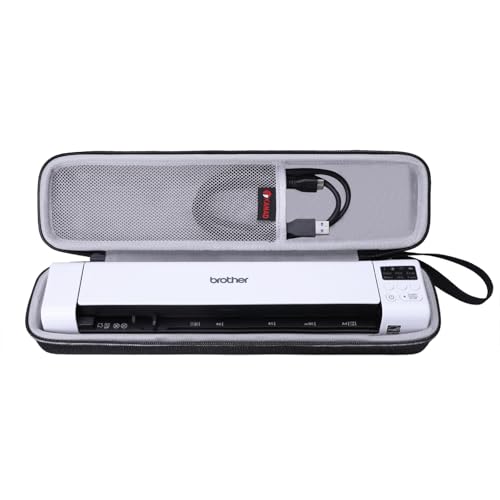 XANAD Etui pour Scanner Portable Compatible pour Brother ds640 / ds-740d / Brother ds-940dw / HP Petit HPPS100 / DS-620 / EPSON Workforce ES-60W Scanner Mobile...